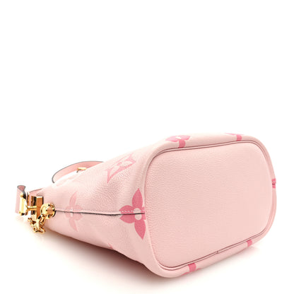 Louis Vuitton Empreinte Monogram Giant By The Pool Marshmallow Hobo PM Bouton De Rose 4 of 8