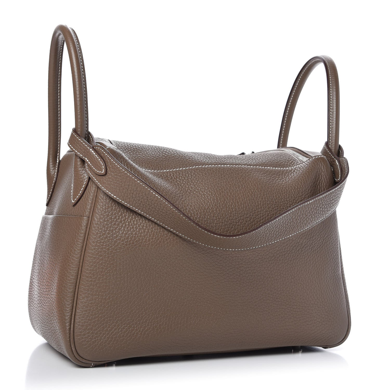 Hermes Taurillon Clemence Lindy 30 Etoupe 3 of 11