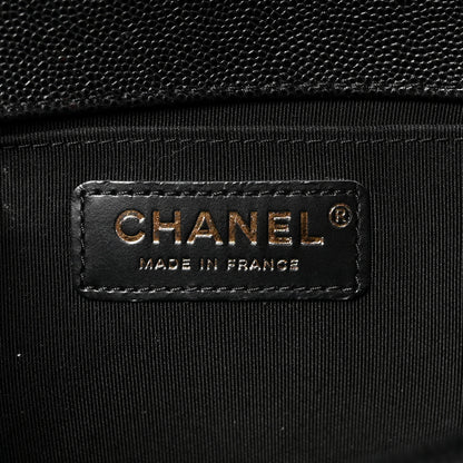 Chanel Caviar Quilted Medium Boy Flap Black 6 of 10