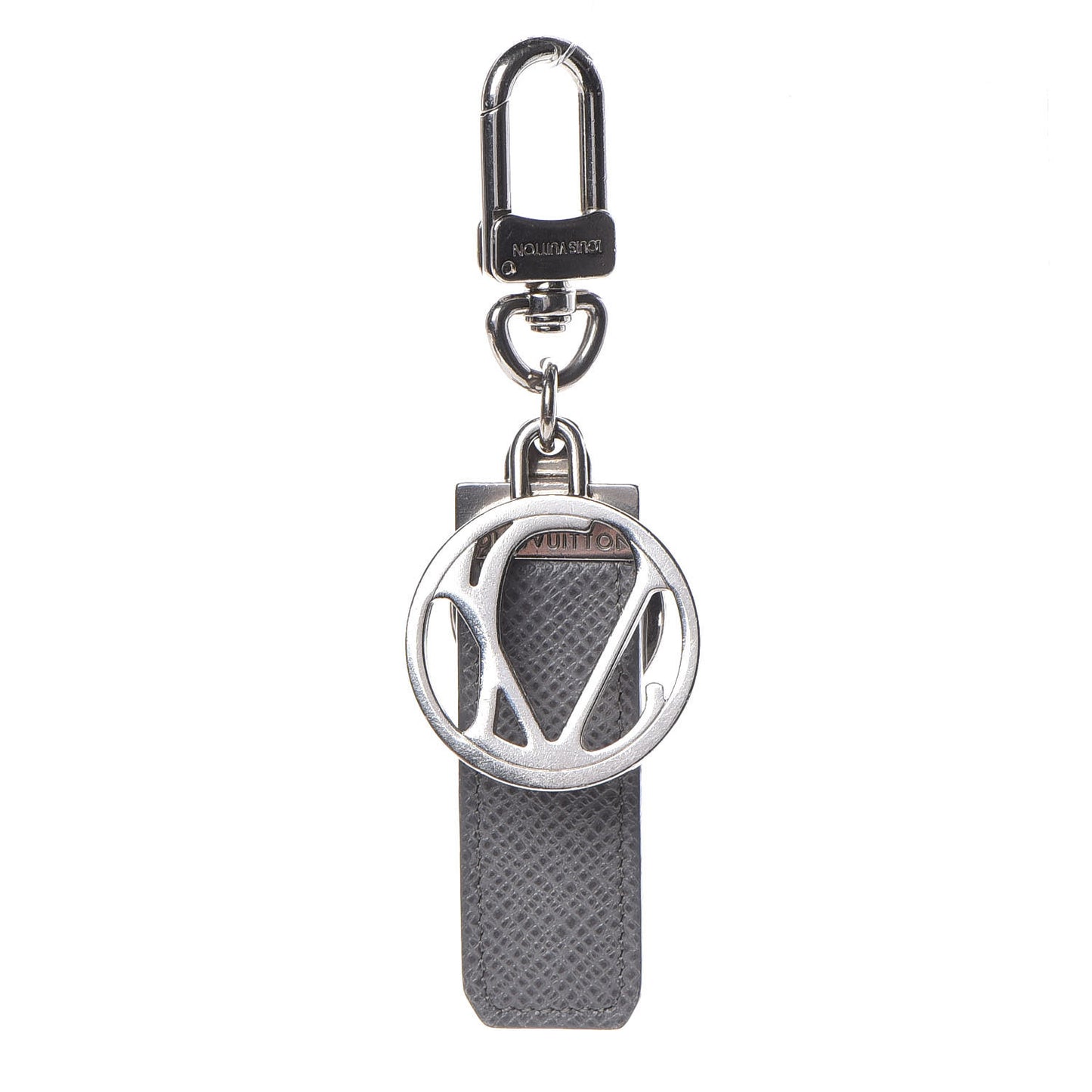 Taiga Calfskin LV Club Key Holder Glacier