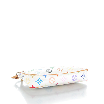Louis Vuitton Monogram Multicolor Pochette Accessories White 4 of 8