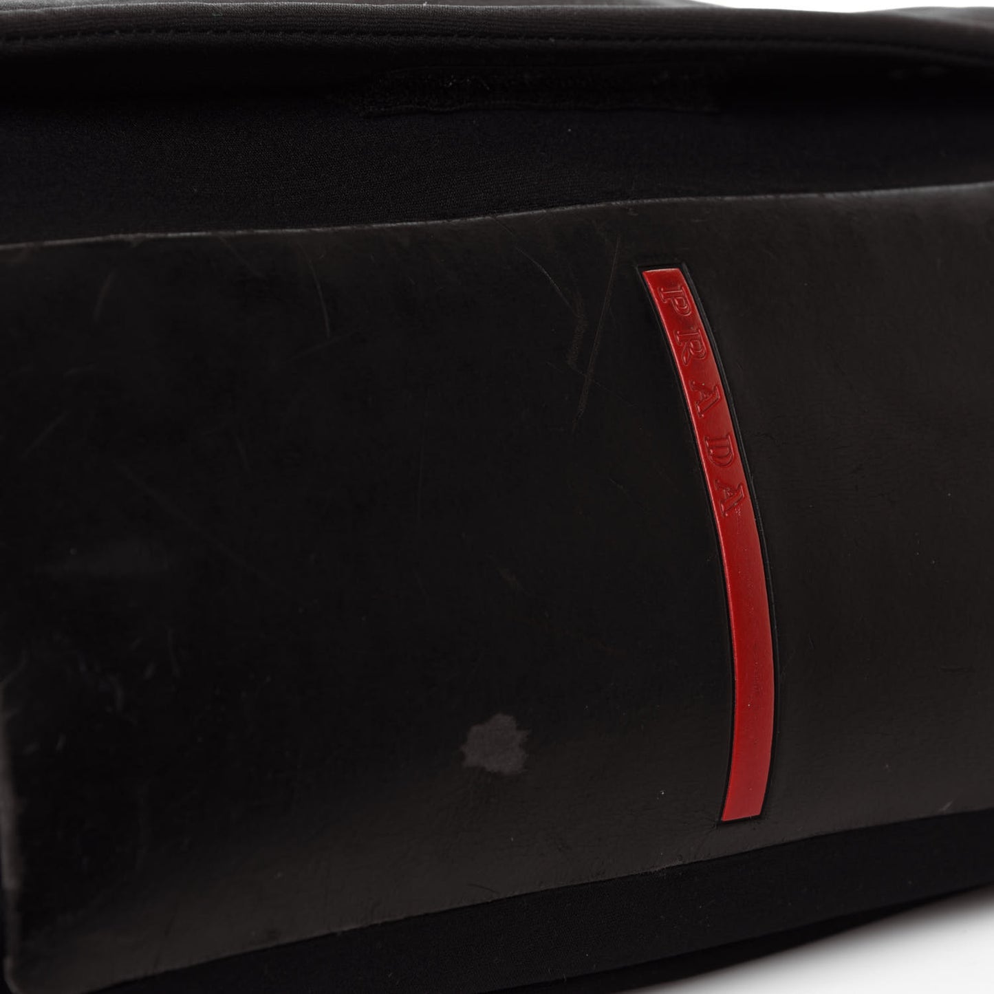 Tessuto Nylon Sport Messenger Bag Black