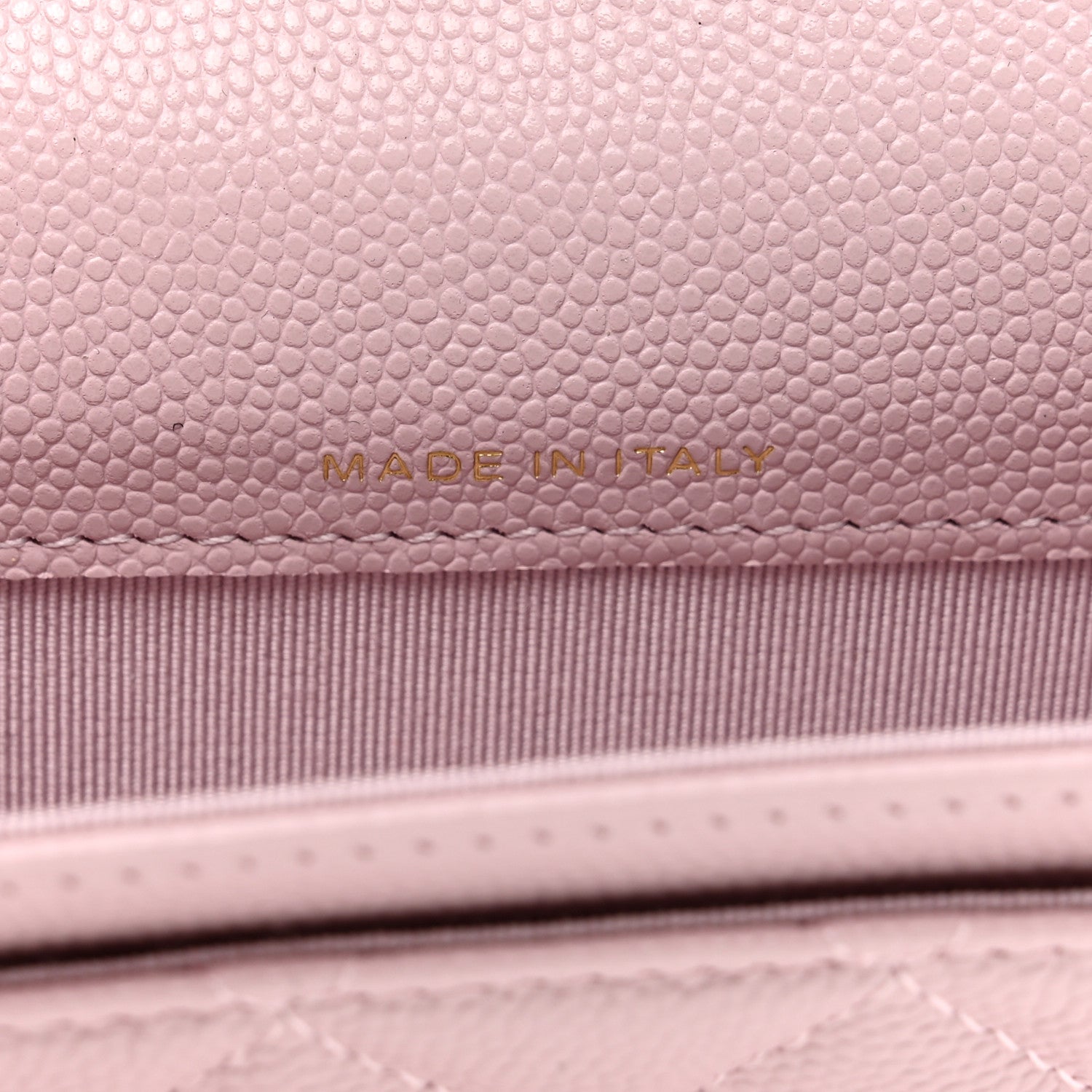 Chanel Caviar Quilted Flap Card Holder Wallet Light Pink 6 of 8