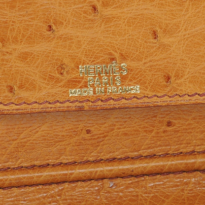 Hermes Ostrich Agenda Cover Gold 6 of 7
