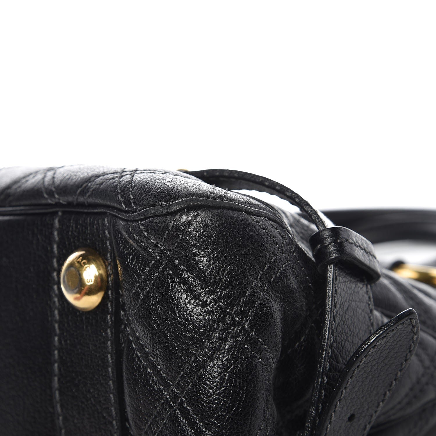 Marc Jacobs Calfskin Quilted Elise Satchel Black 14 of 17