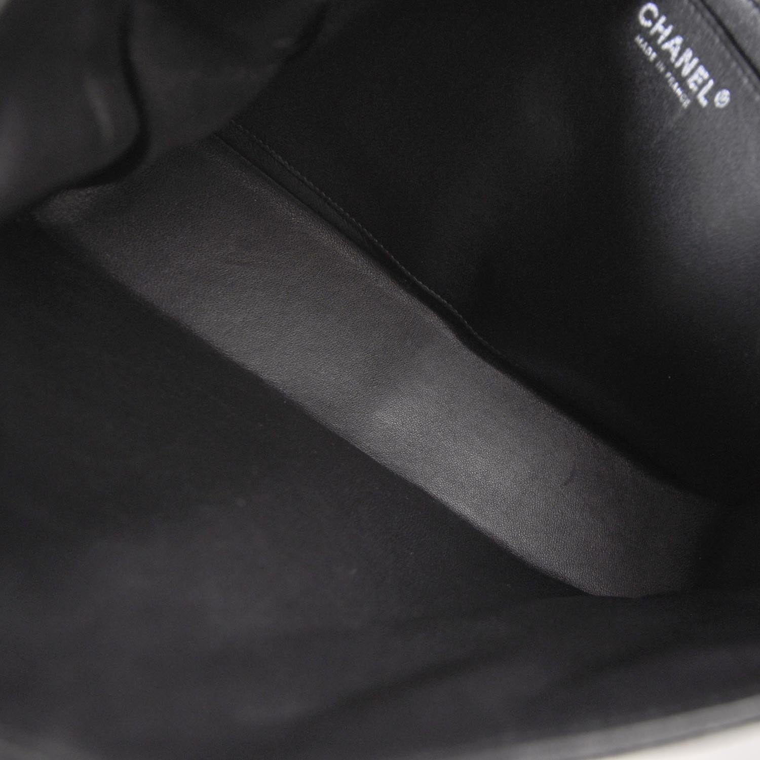 Chanel Caviar Quilted Jumbo Flap Black SHW 7 of 11