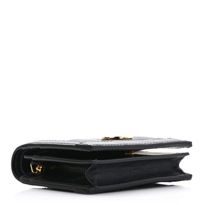 Gucci Calfskin GG Matelasse Card Case Wallet Black 4 of 7
