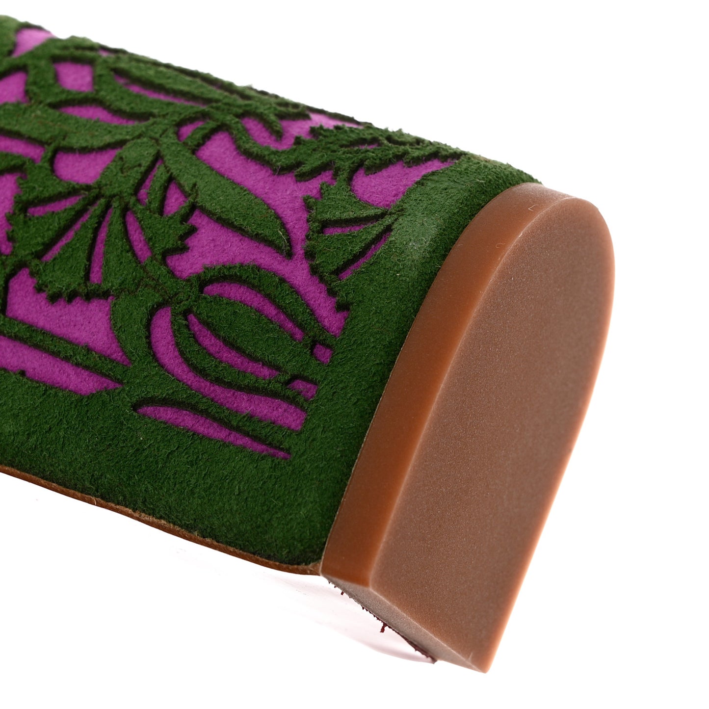 Suede Loubi Mystery Superyaz 160 Platform Sandals 38 Purple