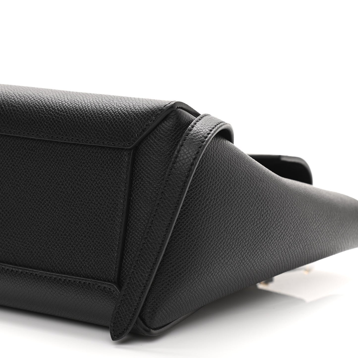 Grained Calfskin Nano Belt Bag Black
