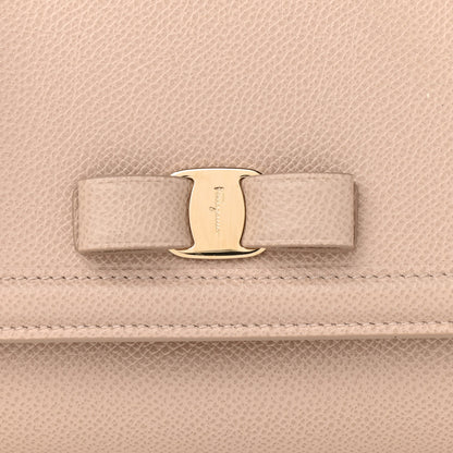 Salvatore Ferragamo Hammered Calfskin Vara Bow Minibag 8 of 10