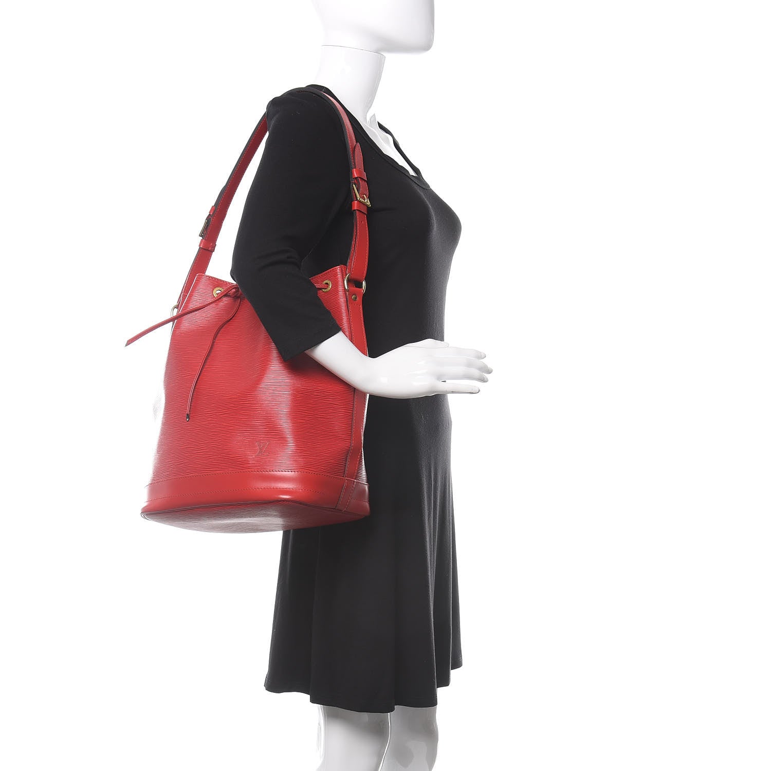 Louis Vuitton Epi Noe Castillan Red 2 of 8