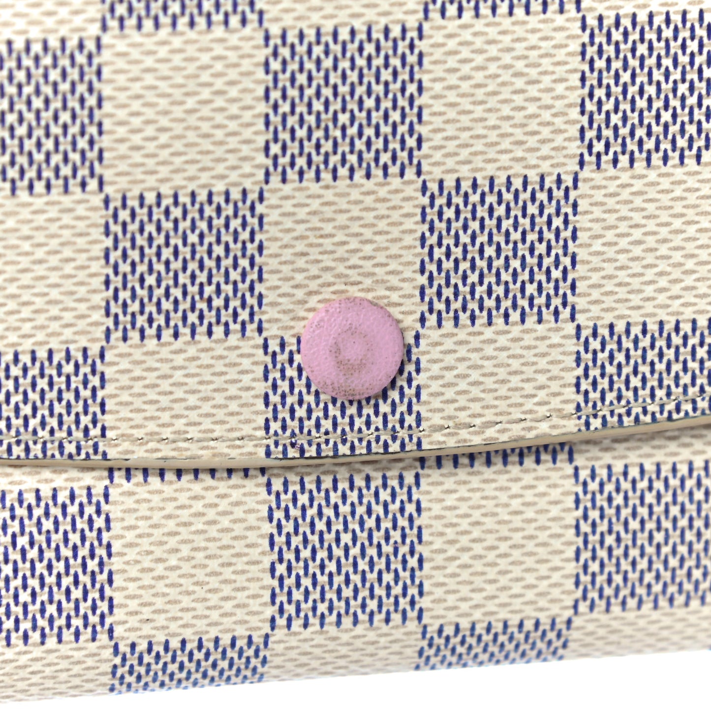 Damier Azur Emilie Wallet Rose Ballerine