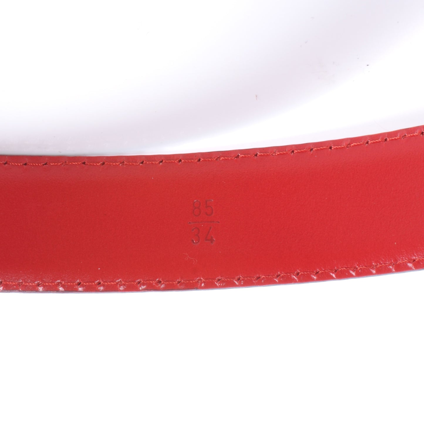 Epi Classique Belt Red 85 34