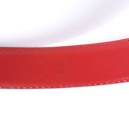 Louis Vuitton Epi Classique Belt Red 85 34 5 of 6