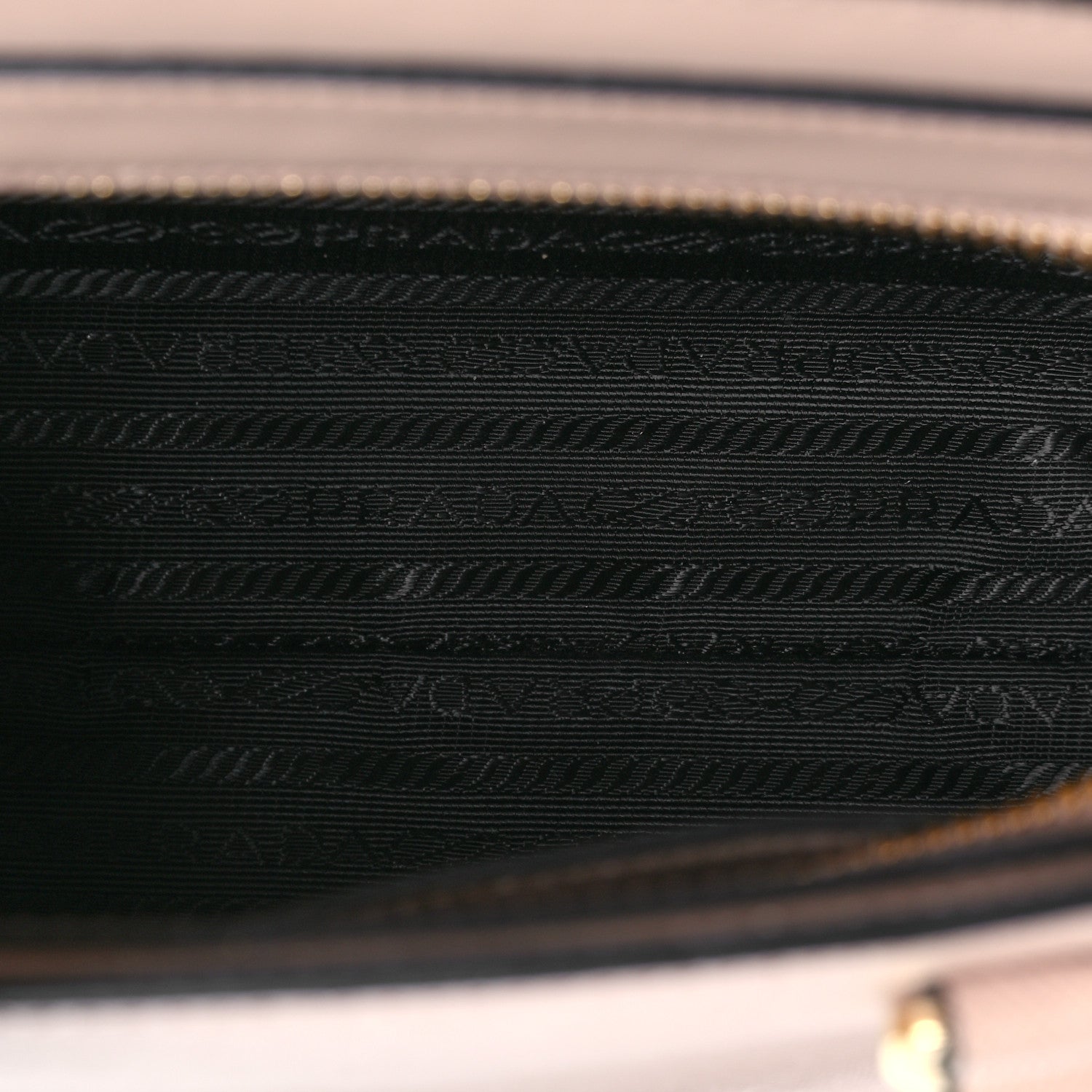 Prada Saffiano Soft Calfskin Mini Zippered Tote Cipria 5 of 10