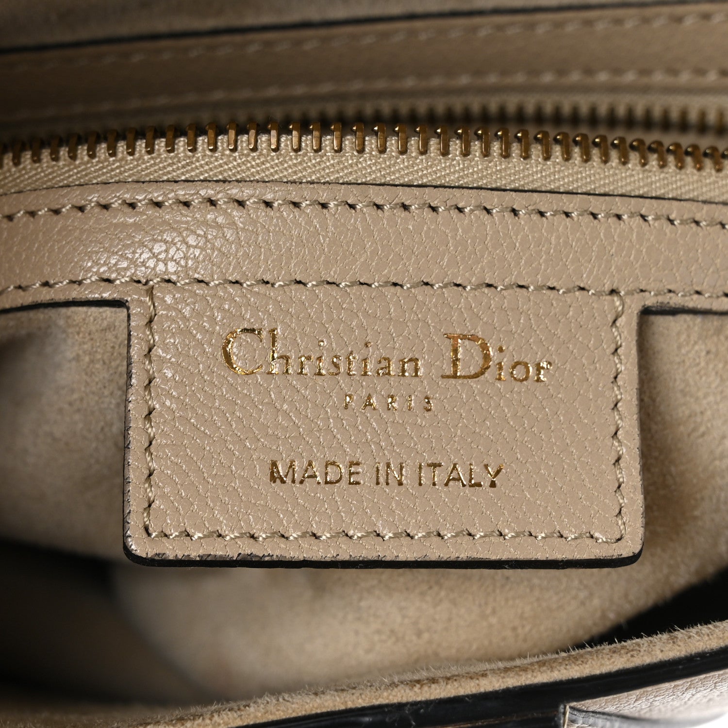 Christian Dior Shiny Goatskin Saddle Bag Corda 6 of 10