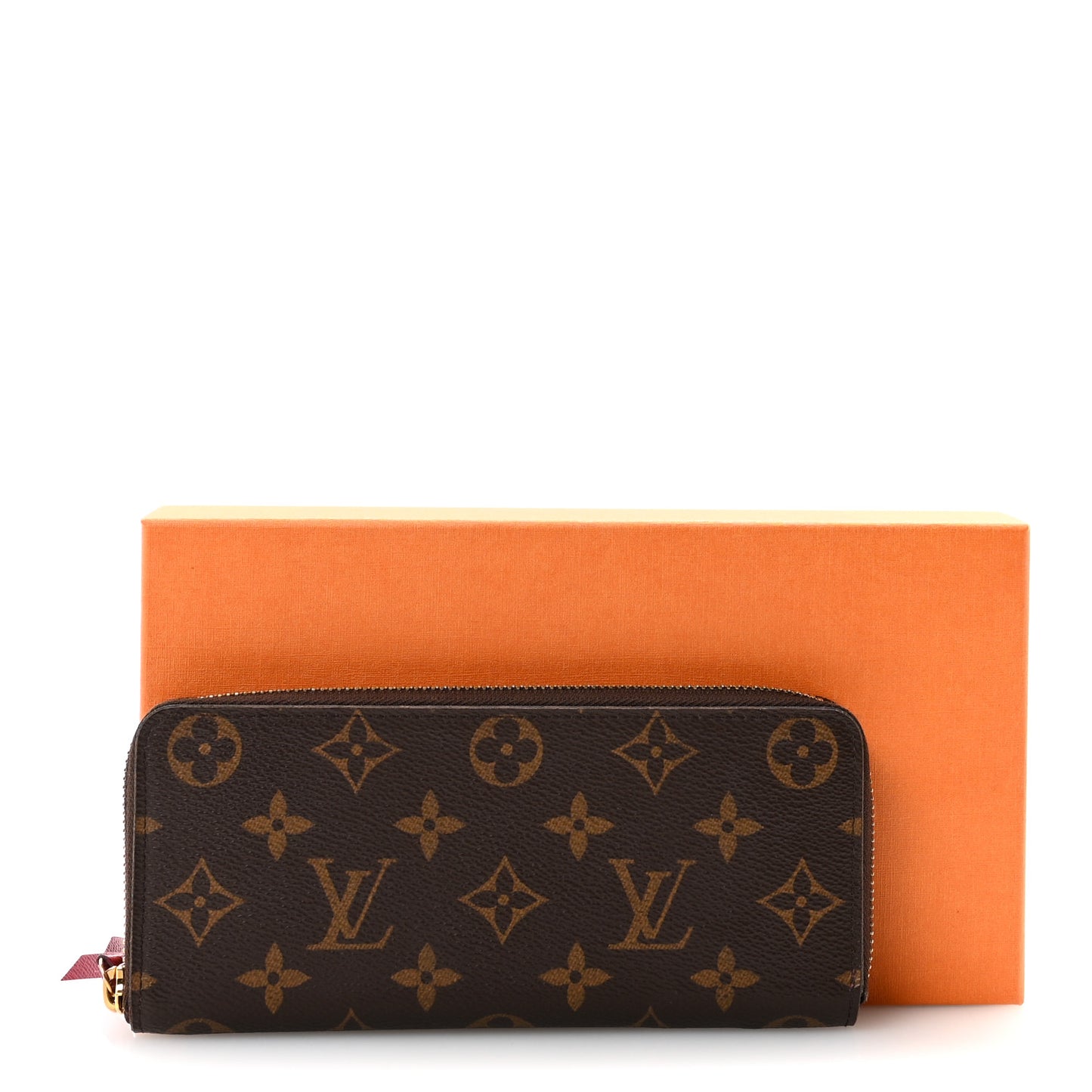 Monogram Clemence Wallet Fuchsia
