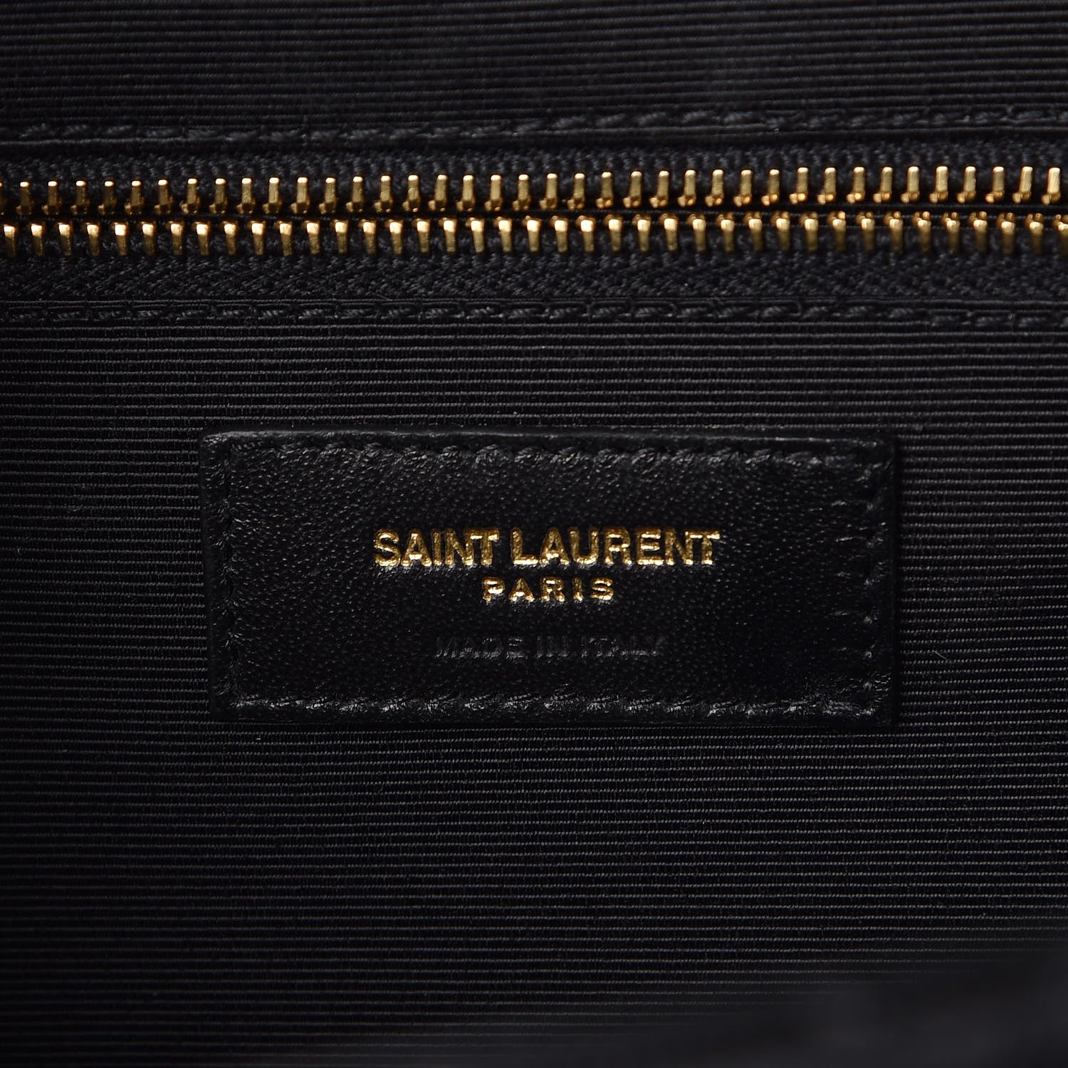 Saint Laurent Grain De Poudre Textured Mixed Matelasse Large Triquilt Monogram Satchel Black 7 of 7
