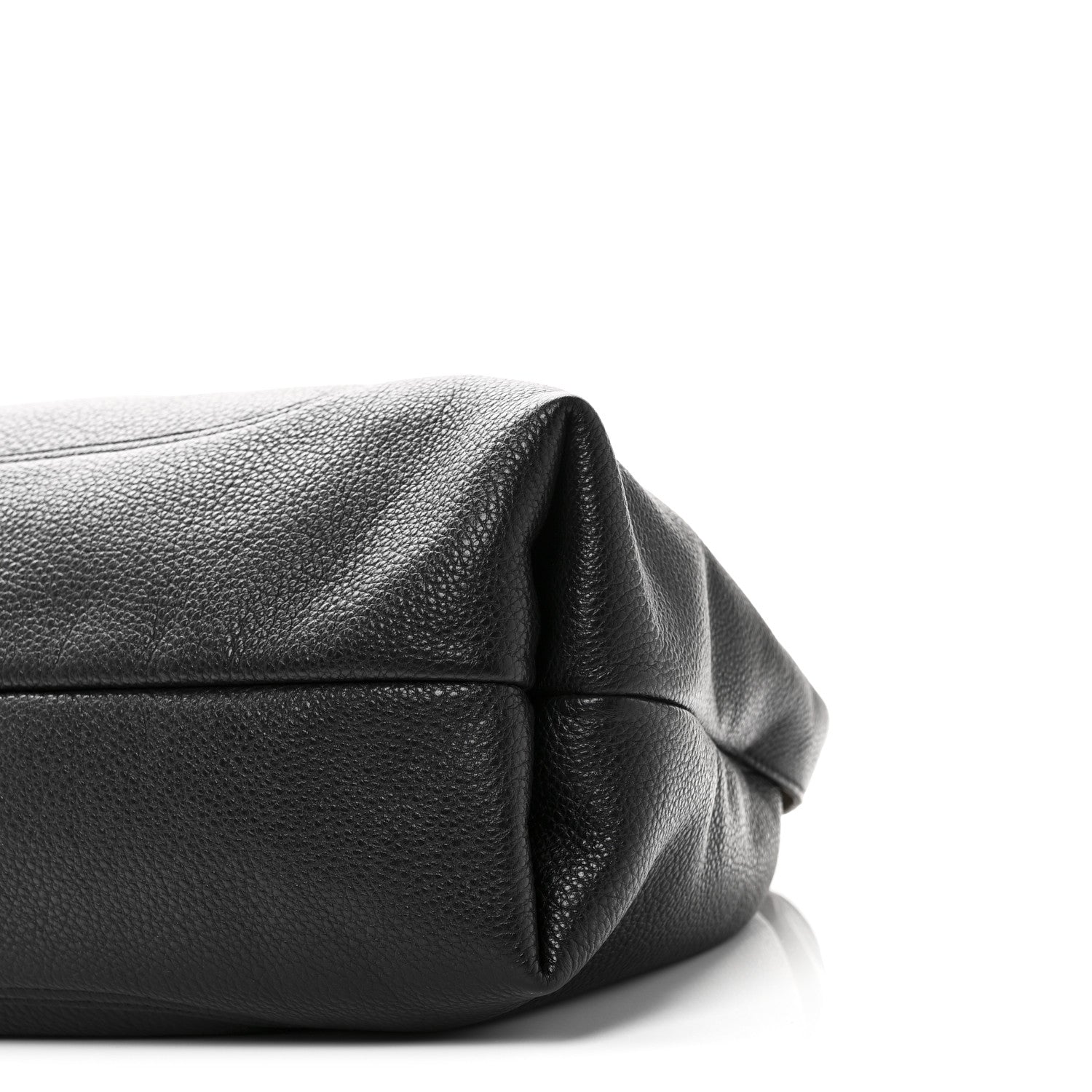Gucci Grained Calfskin Softbit Maxi Shoulder Bag Black 11 of 11