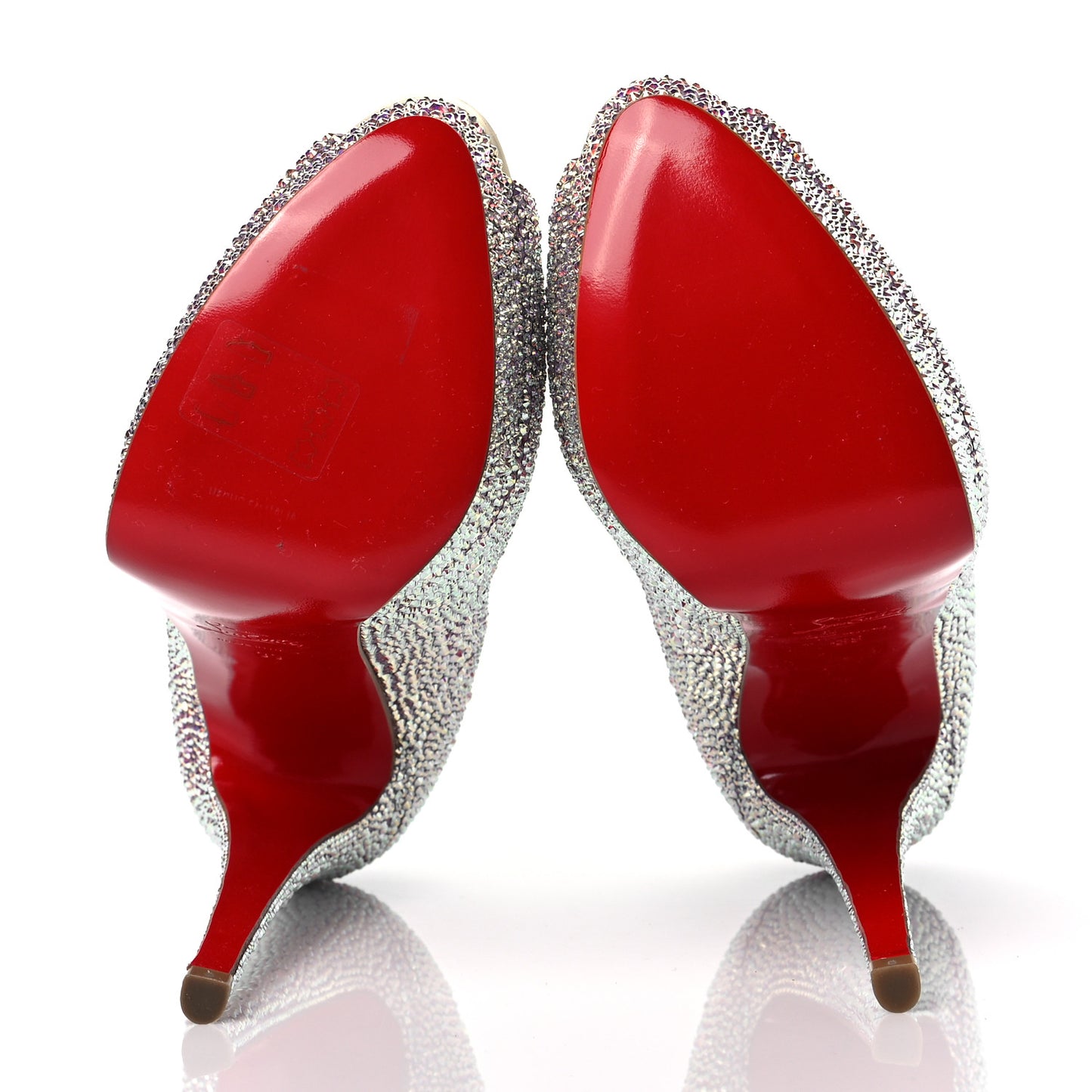 Suede Metallic Strass Lady Peep 150 Pumps 39 Aurora Borea