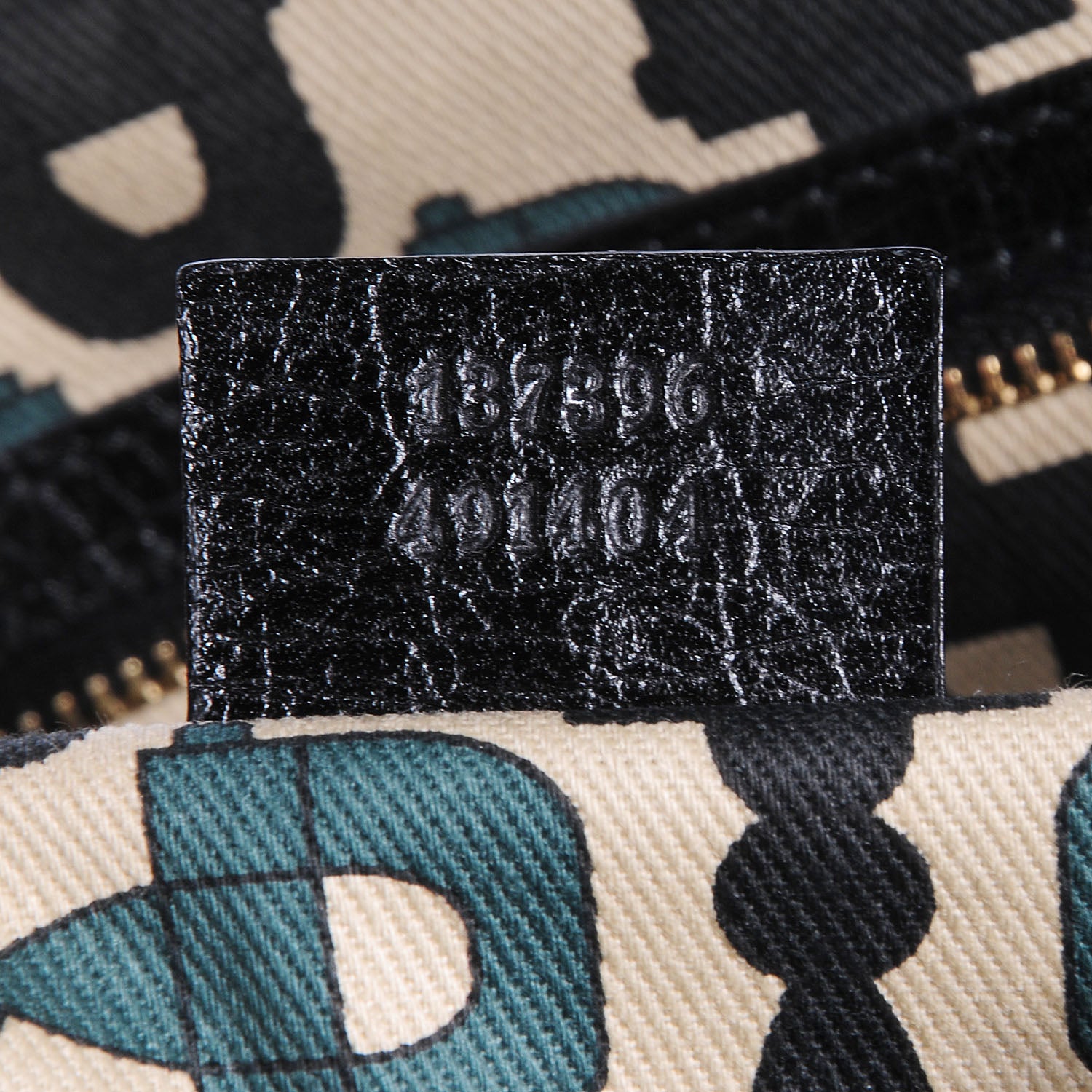 Gucci Monogram Jolicoeur Medium Tote Black 7 of 7