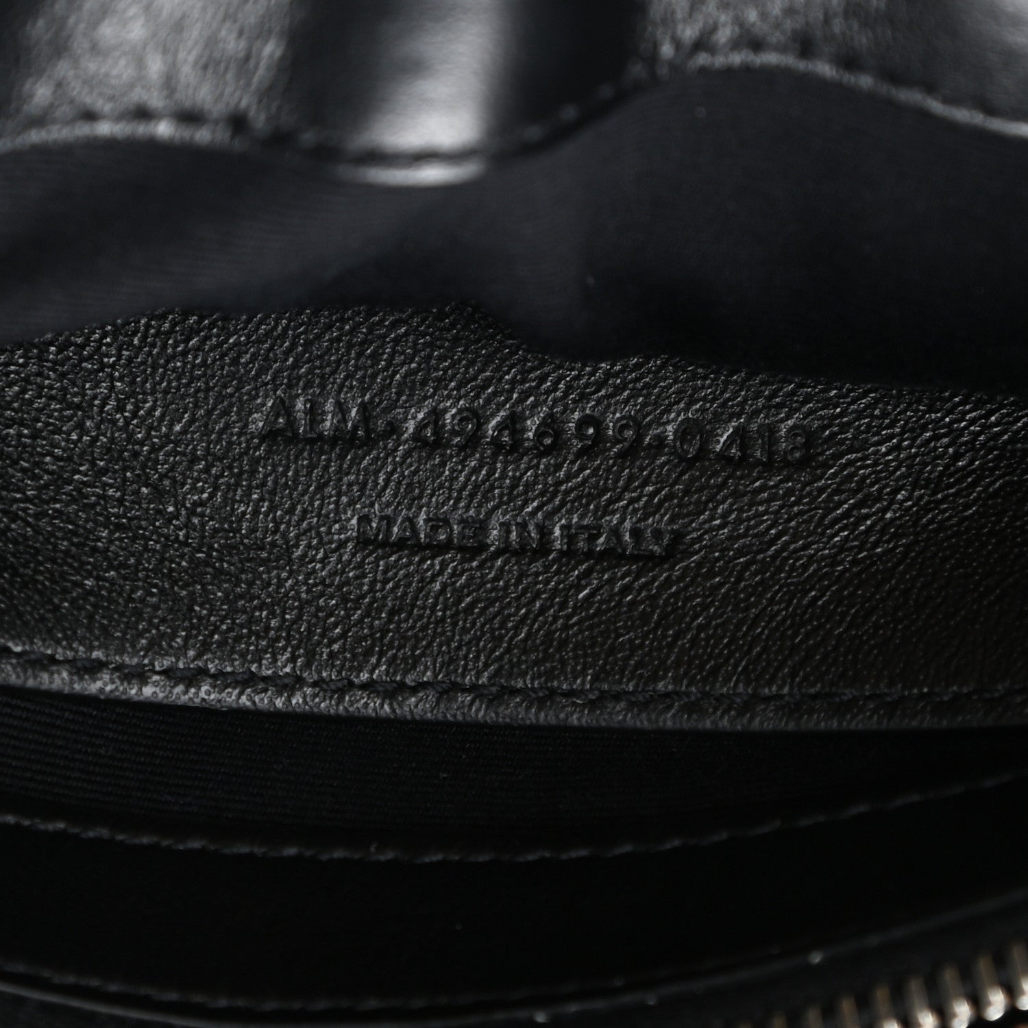 Saint Laurent Calfskin Y Quilted Monogram Small Loulou Chain Satchel Black 7 of 10