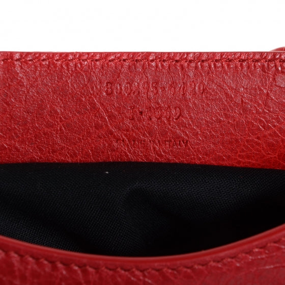 Balenciaga Agneau Classic Hardware Mini City Rouge Cardinal 9 of 13