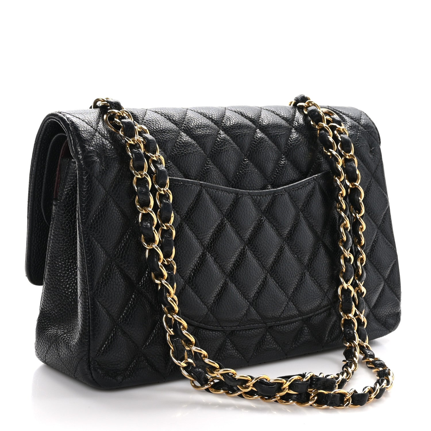 Chanel Caviar Quilted Medium Double Flap Black 3 of 10