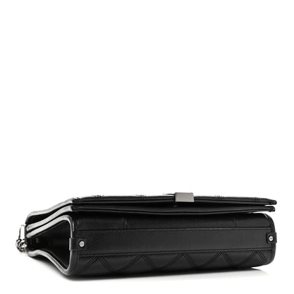 Saint Laurent Lambskin Quilted Mini Becky Chain Bag Black 4 of 10