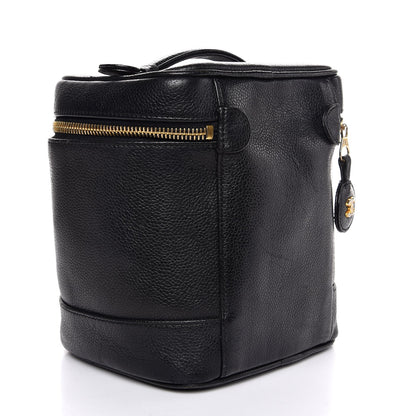 Chanel Caviar Cosmetic Vanity Bag Black 3 of 8