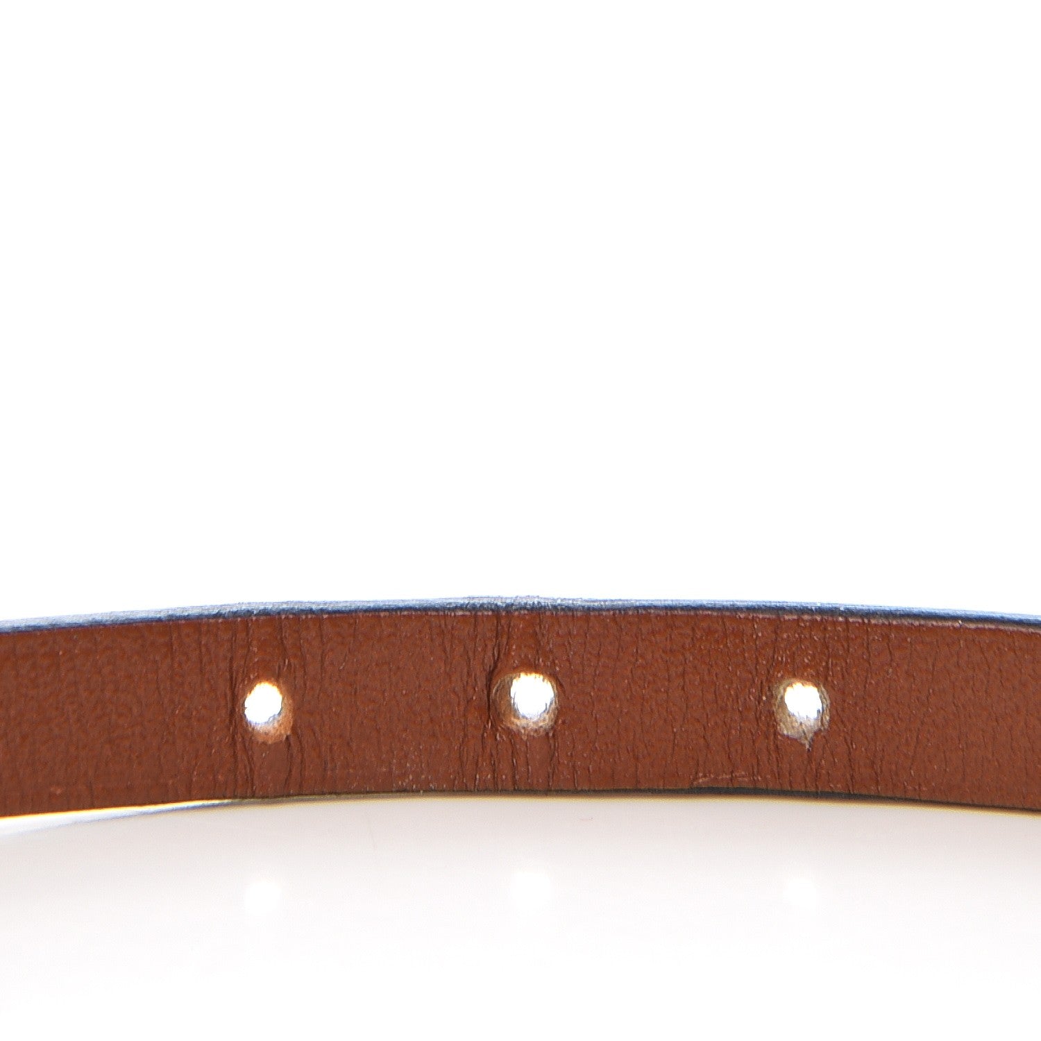 Hermes Chamonix Behapi Double Tour Bracelet XS Black Gold 4 of 6