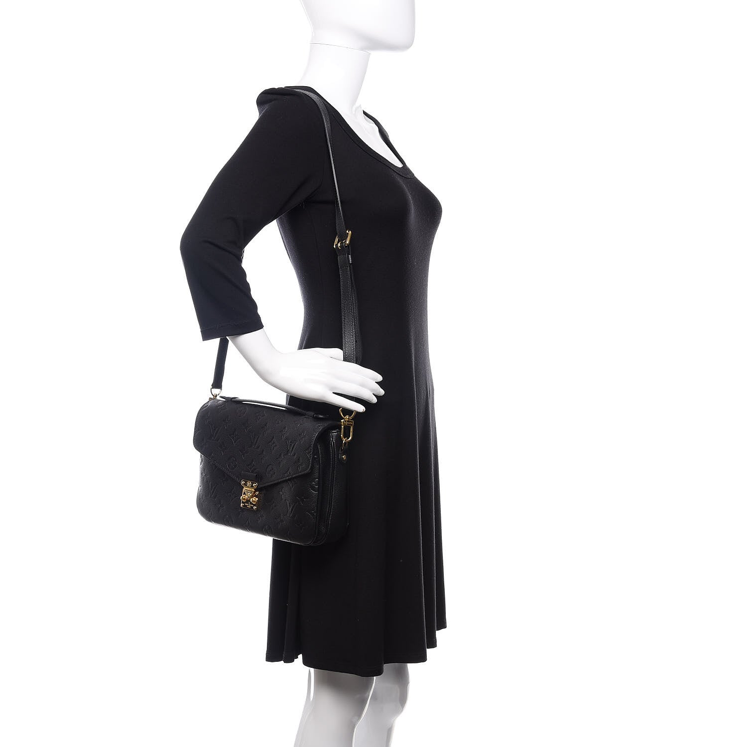 Louis Vuitton Empreinte Pochette Metis Black 2 of 9