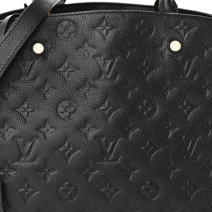 Louis Vuitton Empreinte Montaigne MM Black 8 of 12