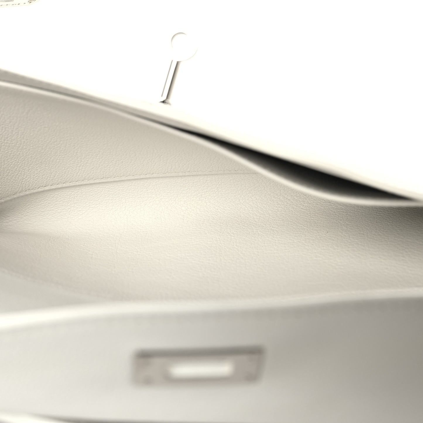 Swift Kelly Cut Clutch Pochette White