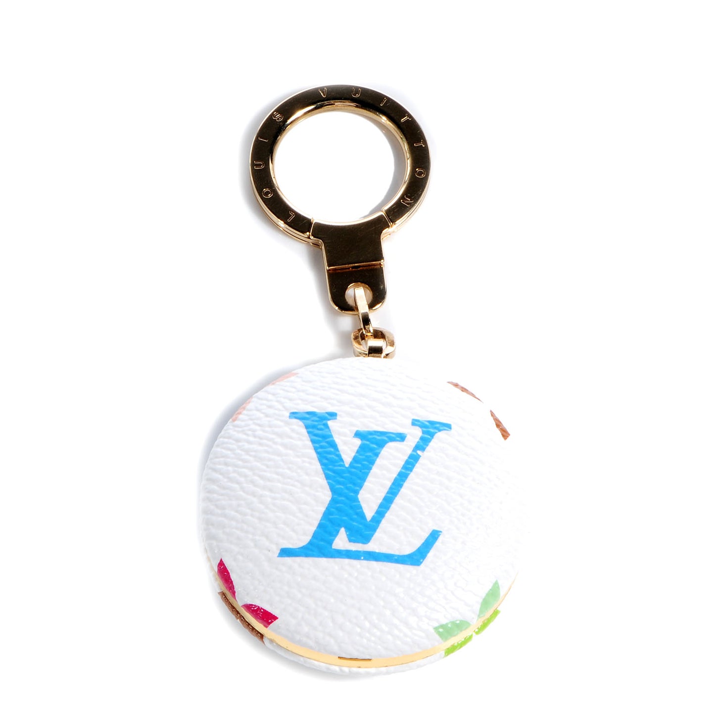 Monogram Multicolor Astropill Light Key Chain White