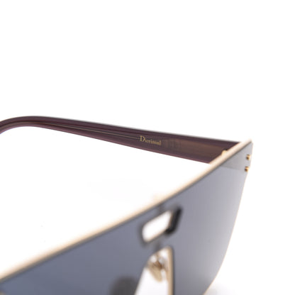 Christian Dior Diorizon1 Mirrored Sunglasses Gold 5 of 9