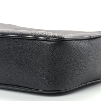 Saint Laurent Lambskin Monogram Small Lou Camera Bag Black 9 of 10