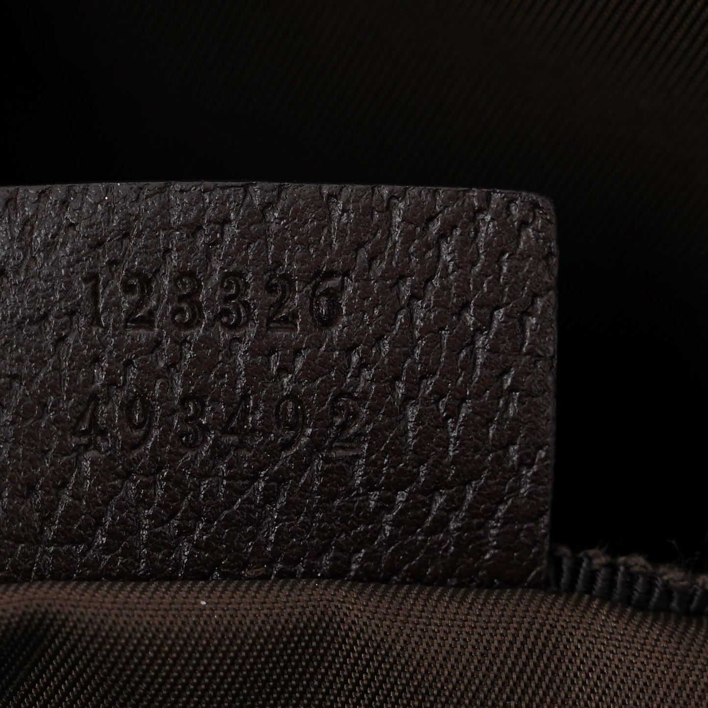 Monogram Natural Pigskin Large Diaper Bag Beige Ebony Cocoa Dark Chocolate