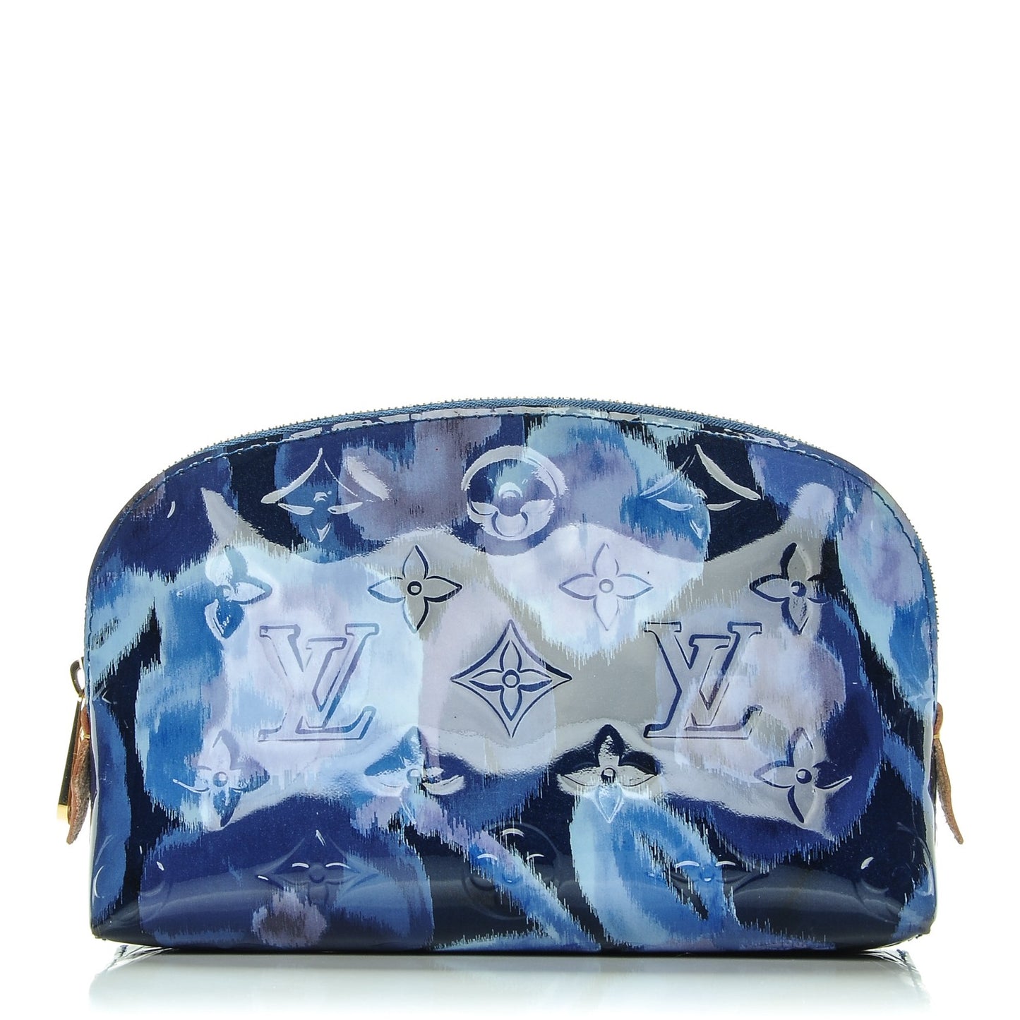 Vernis Ikat Cosmetic Pouch Grand Blue