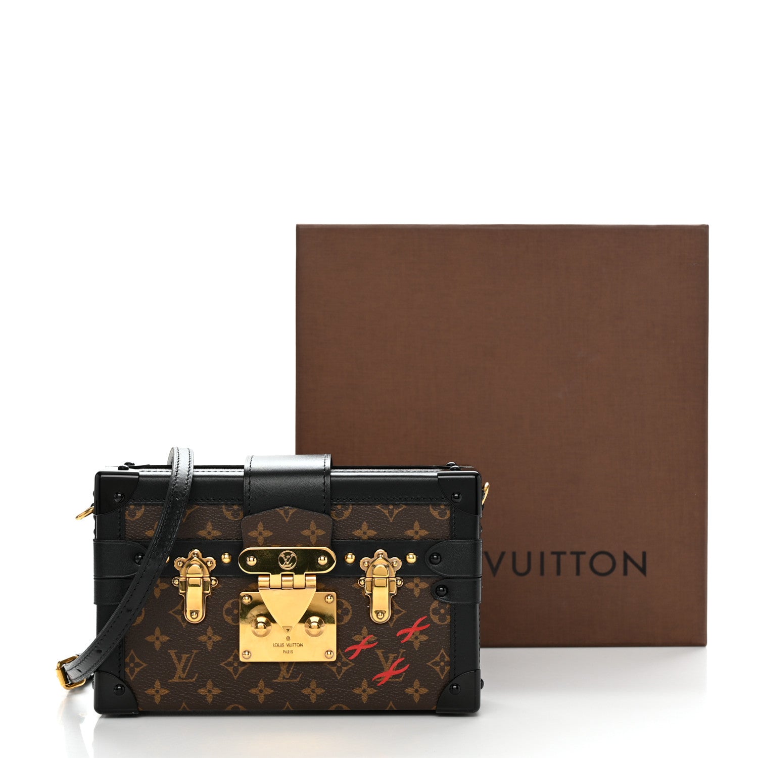 Louis Vuitton Monogram Petite Malle Black 12 of 12