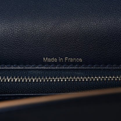 Delvaux Calfskin MM Tempete Satchel Navy 6 of 9