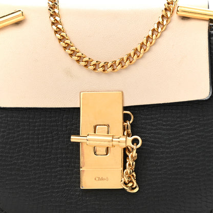 Chloe Textured Calfskin Lambskin Nano Drew Shoulder Bag Black 7 of 11