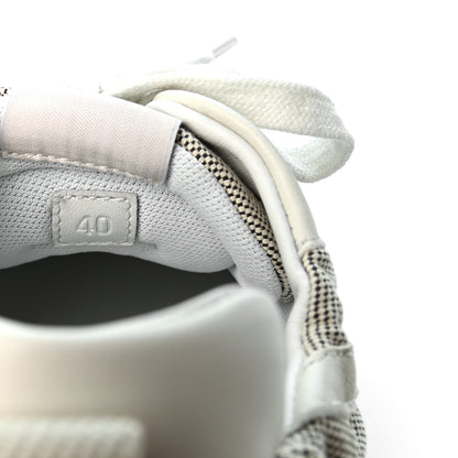 Hermes Canvas Nappa Jet Sneakers 40 Prunoir White 8 of 9