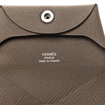 Hermes Epsom Bastia Coin Purse Etoupe 5 of 6