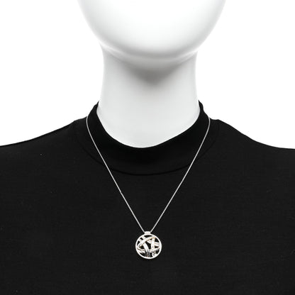 David Yurman Sterling Silver 18K Yellow Gold Papyrus Pendant Necklace 2 of 5