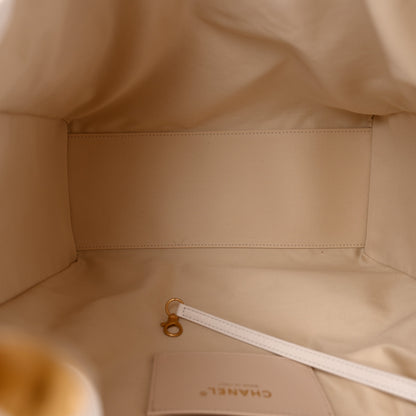 Chanel Caviar Quilted Medium Chanel 25 Handbag White 6 of 11