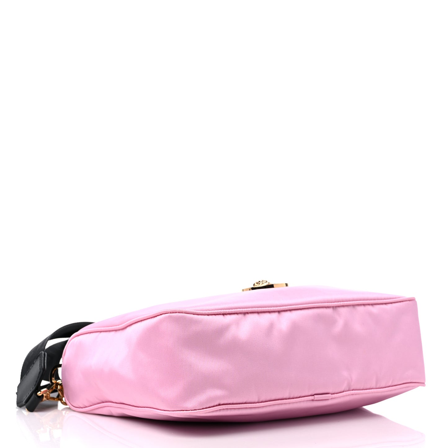Nylon Tribute Chain Crossbody Shoulder Bag Light Pink