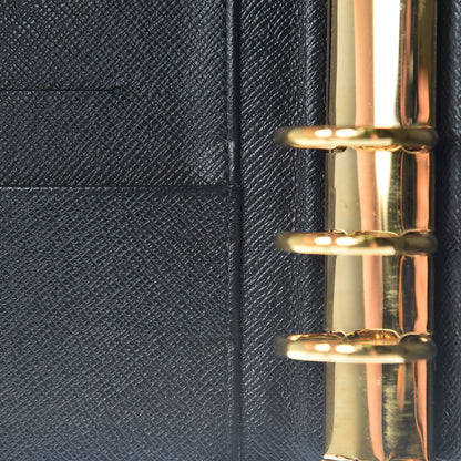 Louis Vuitton Epi Medium Ring Agenda Cover Black 9 of 9