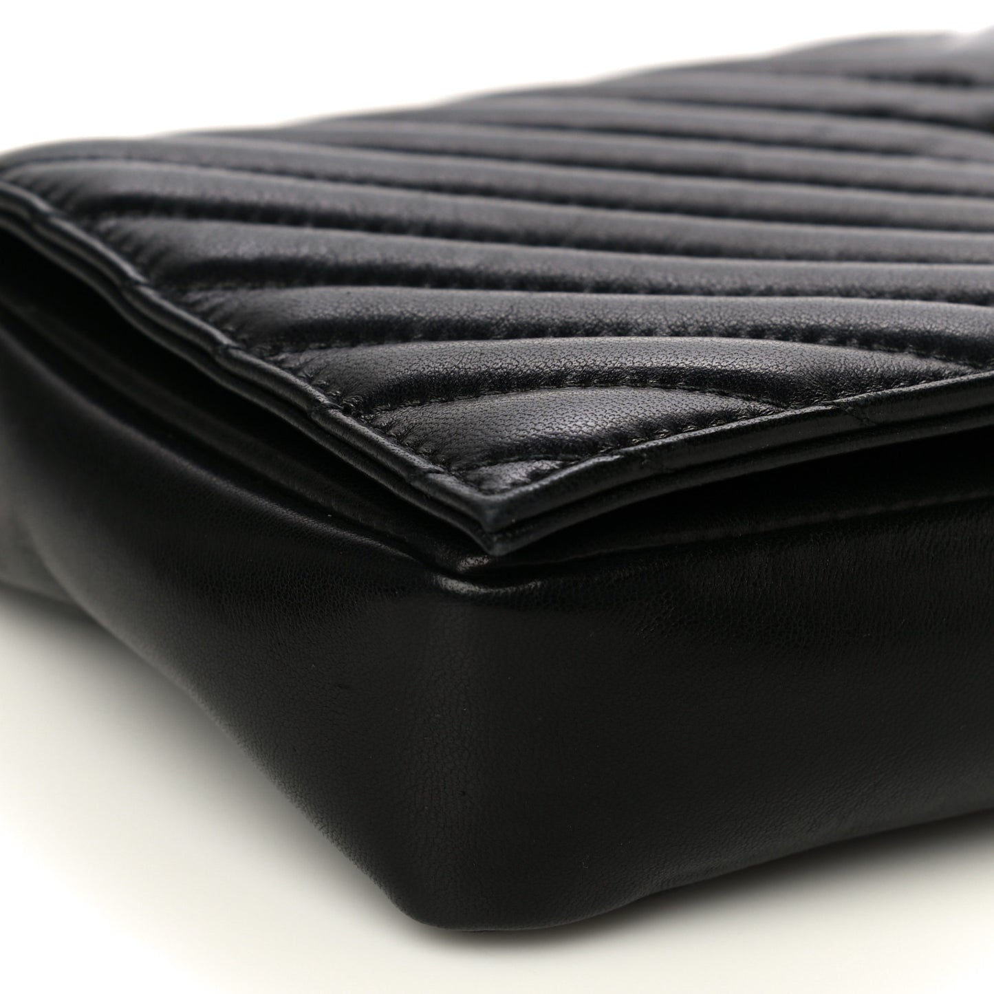 Lambskin Matelasse Monogram Kate 99 Black