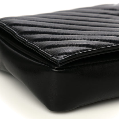 Saint Laurent Lambskin Matelasse Monogram Kate 99 Black 10 of 22